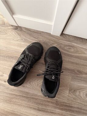 On Running Black Athletic Women's Running Shoes